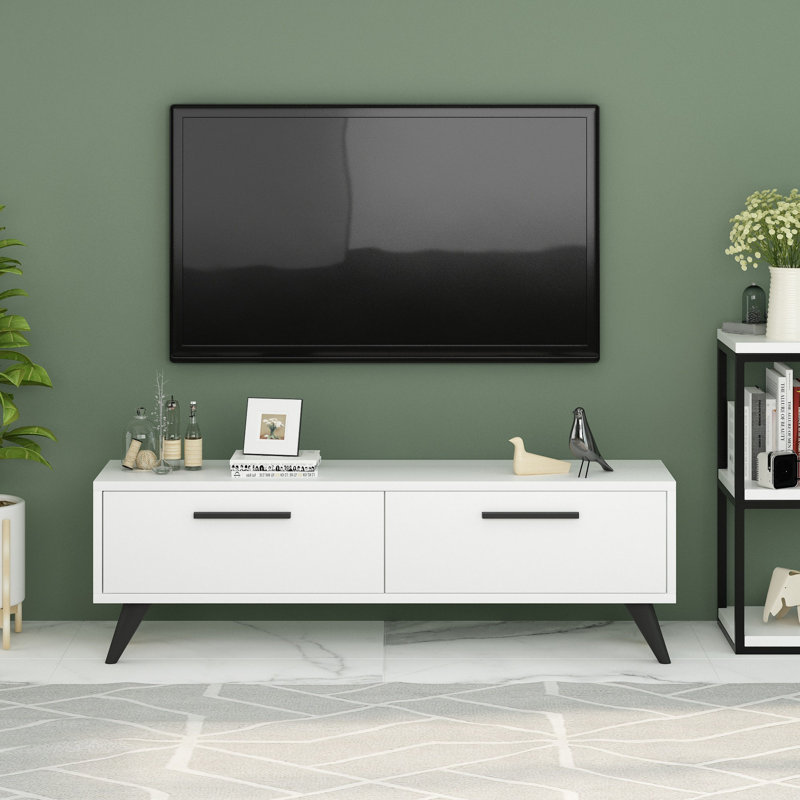 Coucy Unfinished TV Stand for TVs up to 48", White