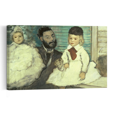 Le comte Peak et ses fils - Portrait impressionniste contemporain abstrait - Impression d'art mural