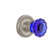 Rope Rosette with Crystal Cobalt Door Knob