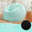 Housse pour fauteuil à billes Mint Green Fuzzy