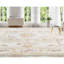 Hand-Knotted High-Quality Ivory and Green Area Rug