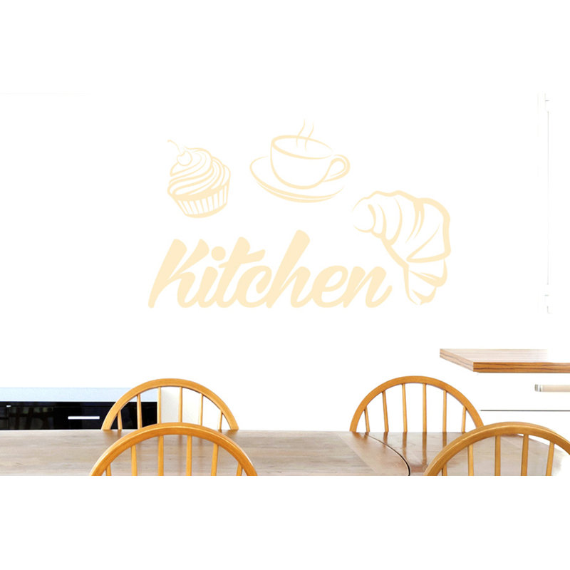 Food & Beverage Wall Decal, Beige