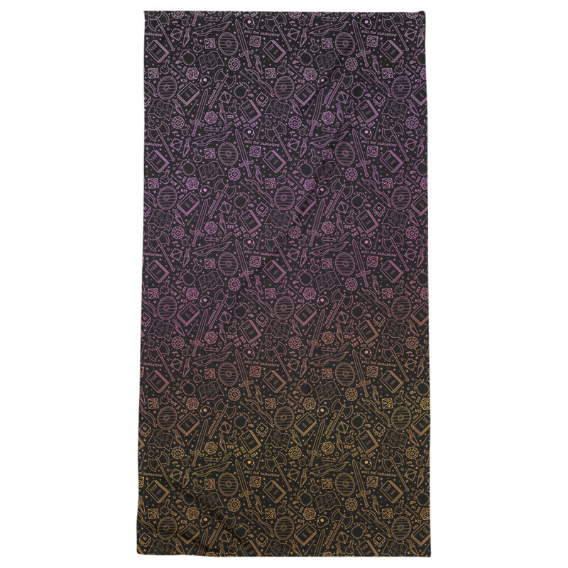 Katelyn Elizabeth Beach Towel, Pink/Orange Ombre