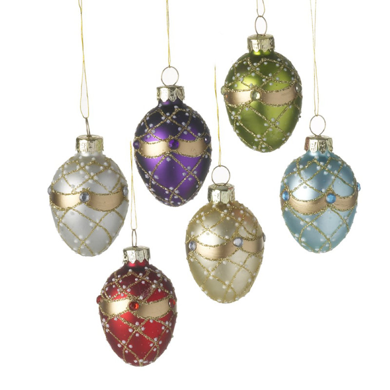 6cm Glass Bauble