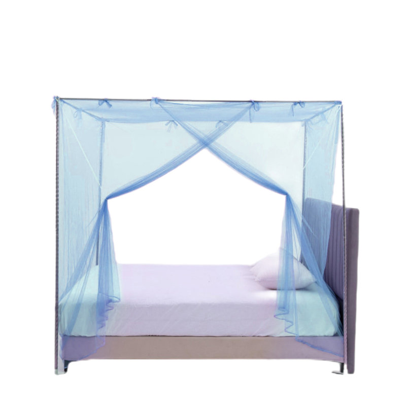 Kbndieu Mosquito Net Tent for Bed One Side Opening Canopys Netting Curtain Net for Bedroom Decoration for Twin Size Without Bed Frame