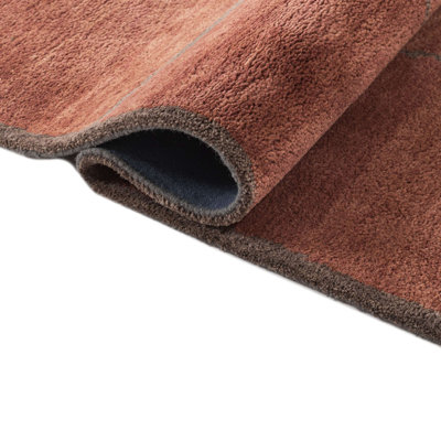 Tapis d'intérieur en laine touffeté à la main Merritt Tira