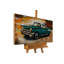 Handcrafted Solid Wood Wall Decoration Transport