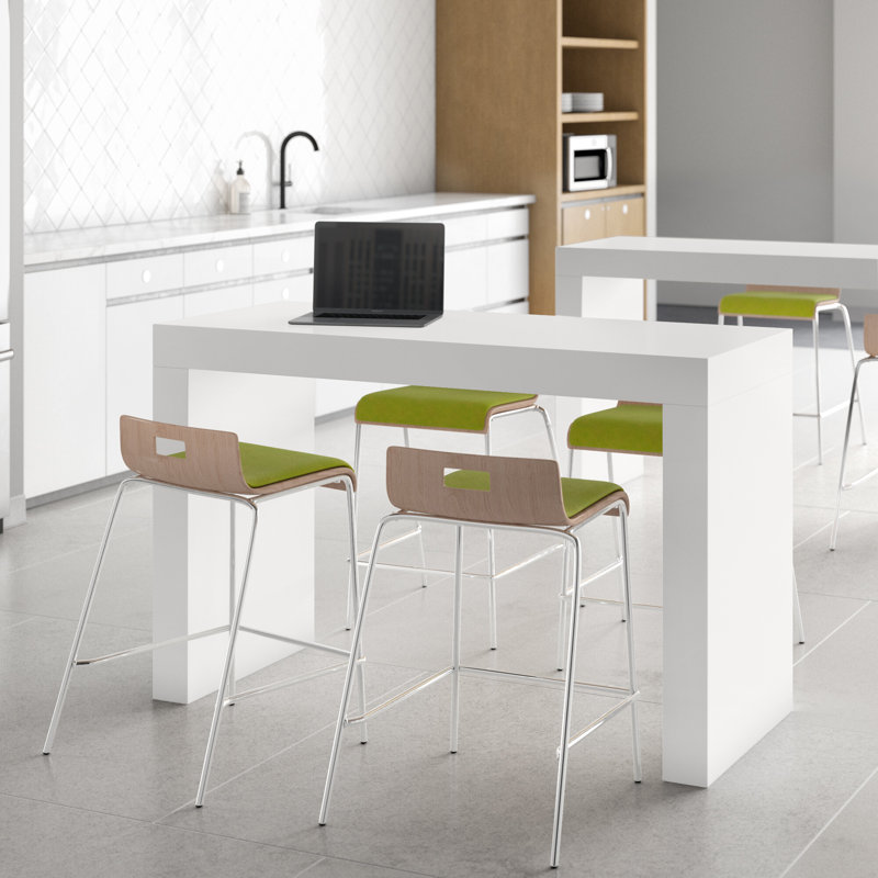 Dionara 57'' L Breakroom Table, White