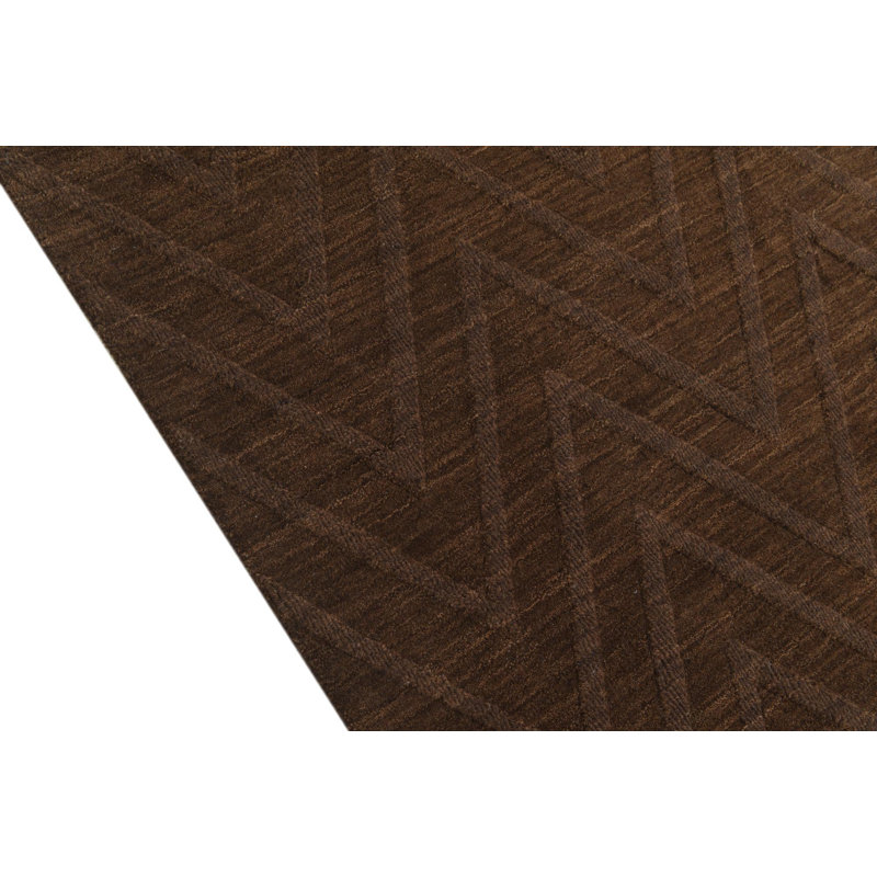 Tapis brun foncé Myrick