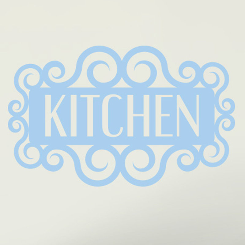 Wall Decal, Light Blue, Medium