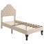 Nataly Upholstered Single (3') Velvet Bed-676075671