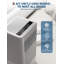 Climatiseur portatif 10 000 et 7 000 BTU - climatiseur 3-en-1 avec déshumidificateur, 2 vitesses de ventilation, ensemble de fenêtre, télécommande, minuterie 24H - panneau de commande noir
