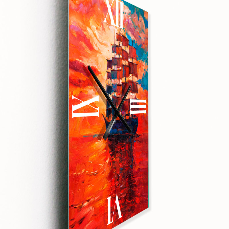 Horloge murale Frigat pendant la soirée, Grand