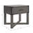 Arcadia Wood Finish X-Base End Table With Drawer Storage-814178371