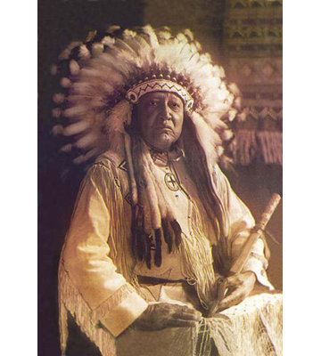 Thunderbird - Cheyenne Chief by Carl and Grace Moon Photographic Print