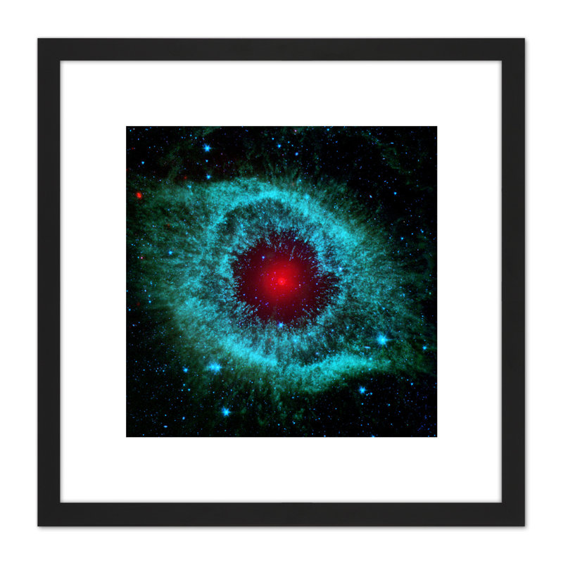 Helix Nebula Dust Comets Space Photograph - Single Picture Frame Print
