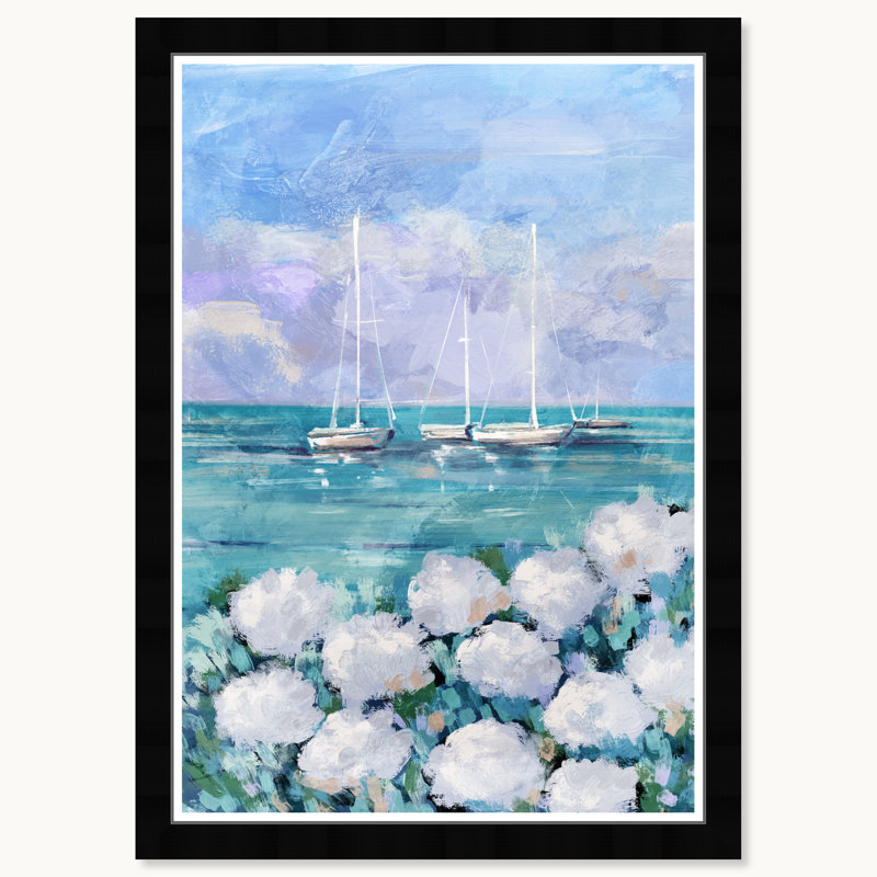 Voiles bleues, Cadre noir