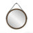 Solid Wood Round Wall Mirror-1532150617