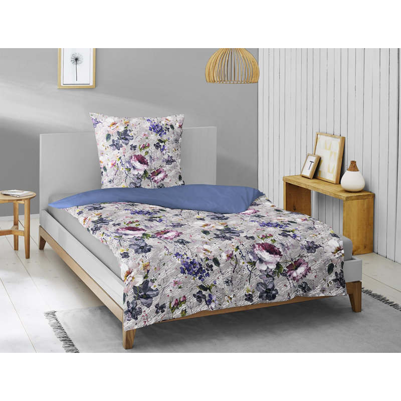 Opal Duvet Cover Set, Black, 155 x 220cm Duvet Cover + 1 Pillowcase 