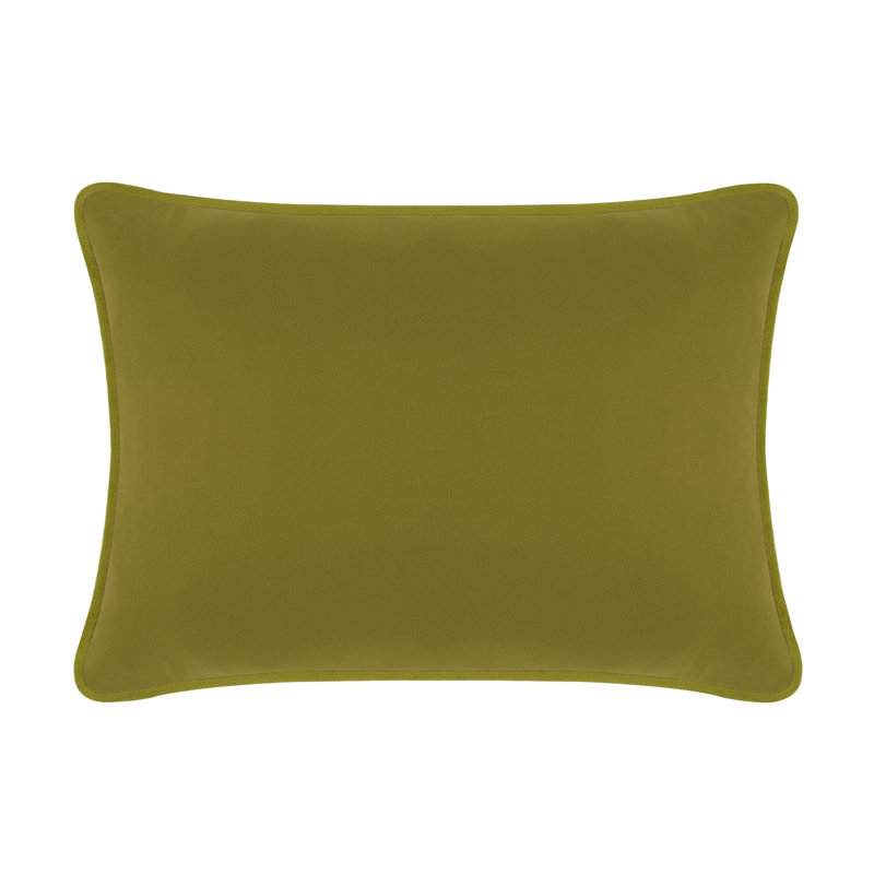 Coussin Sparkles Home | Strass et fausses perles | Rembourrage en plumes | Couleurs personnalisables, Velours olive