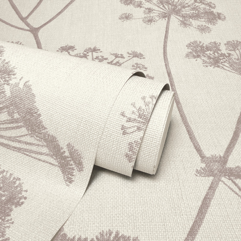 Mirella Floral Wallpaper, Grey