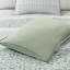 Courtepointe double / grand en seersucker 4 pièces avec coussin décoratif, literie de style Shabby Chic, microfibre imprimée, lavable à la machine, motif 100%, coussin