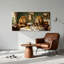 Ensemble de 1 tableau sur toile Lion Tea-129350019-129350018