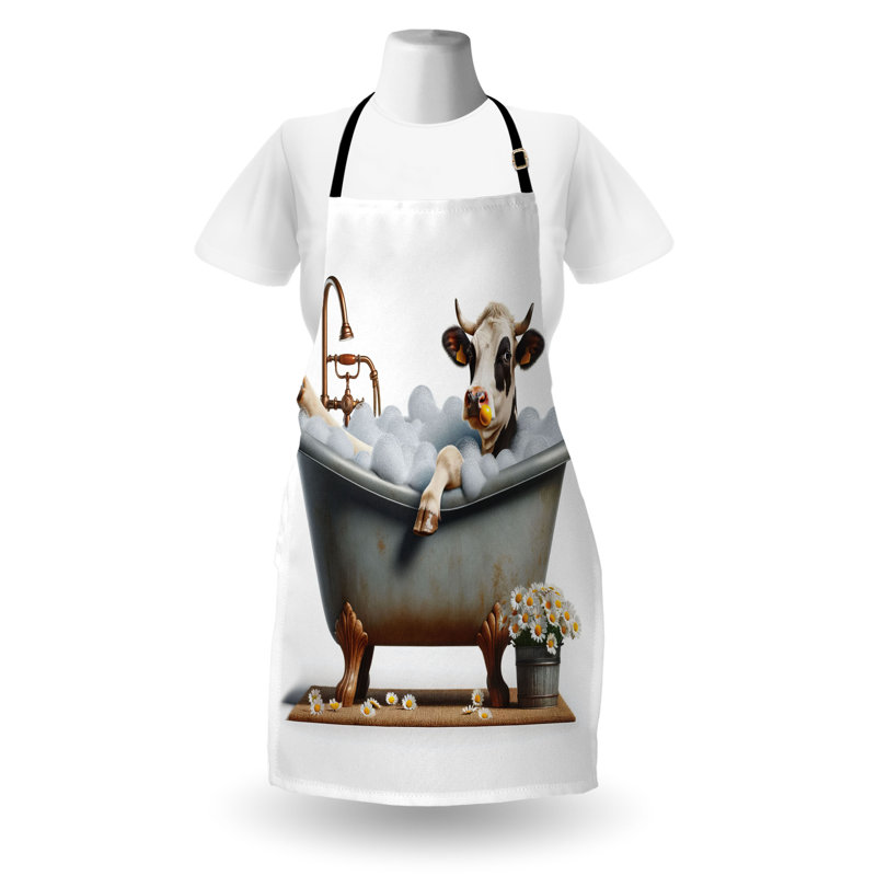 No Pattern Bib Apron