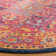 Annette Oriental Fuchsia/Orange Area Rug