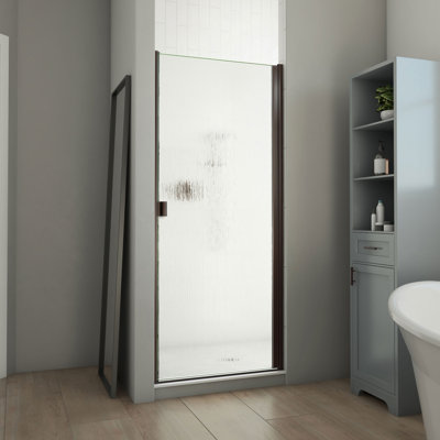  Porte de douche battante semi-sans cadre L 28 à 29 po x H 66 po DreamLine