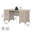 Bureau 60 po avec tiroirs Kaionna, bureau d'ordinateur avec rangement, bois moderne, chêne sable-809019096