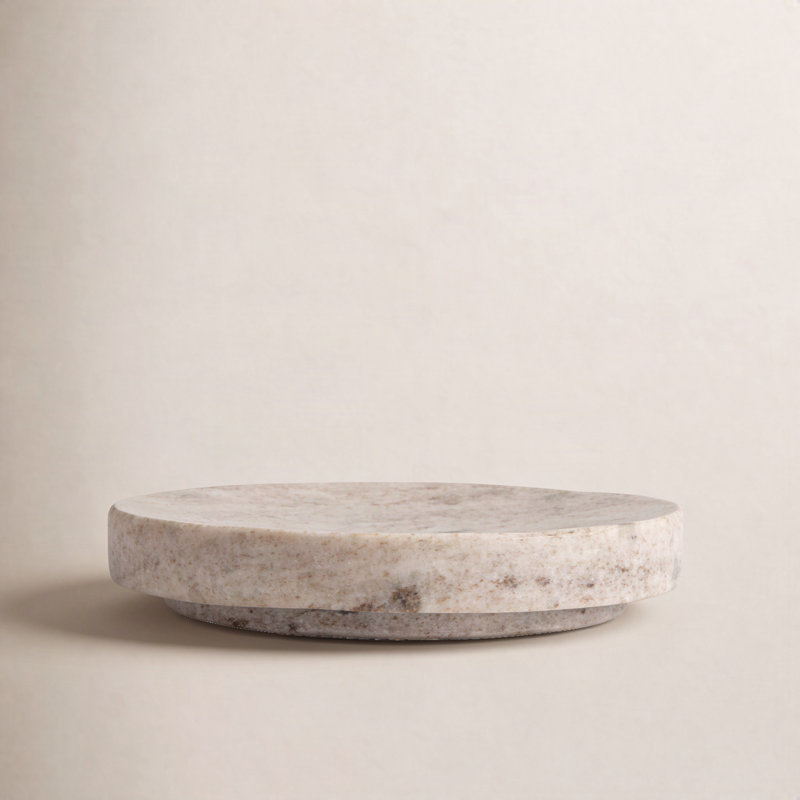 Marble Round Soapdish, Snad