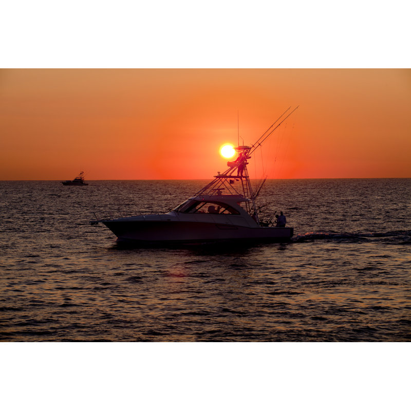 Early Start For Fishing by Aneese - Wrapped Canvas Print, 81cm H x 122cm W