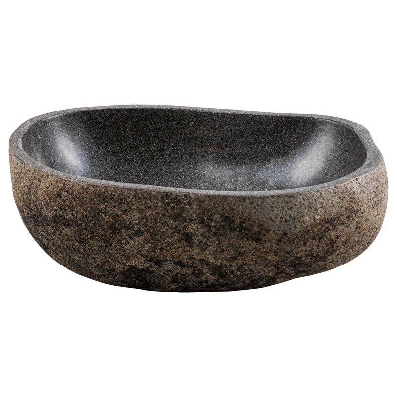 Belfry Bathroom Augustus 470mm L x 380mm W Grey Stone Specialty Sink