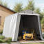 6 Ft. W x 6 Ft. D Portable Garage and Storage Shed