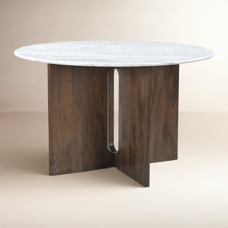 Ola Dining Table White Marble