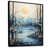 Black Floater Framed
