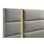 Ensemble de chambre avec grand lit 4 pièces Miyoka Gris et blanc ultrabrillant-1820405075-1820405076