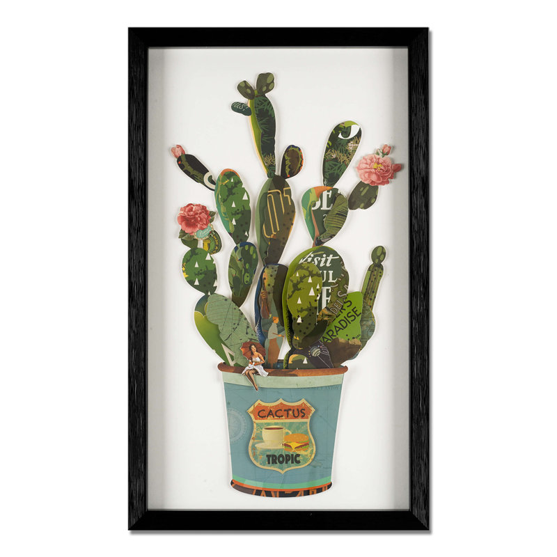 Boho Plants & Flowers Wall Decor on Paper