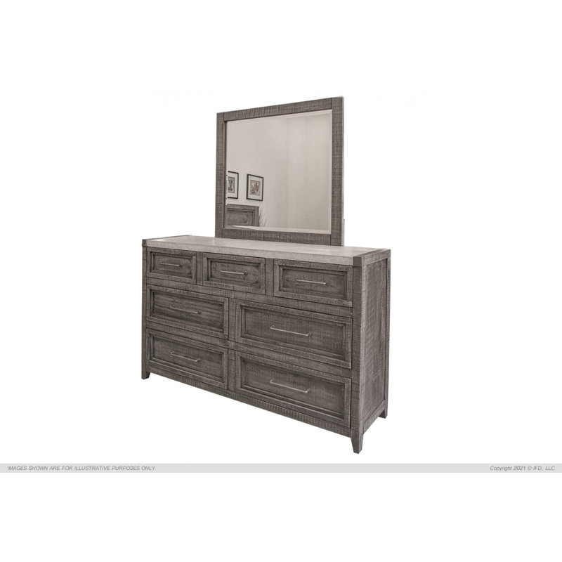 Miroir biseauté pour commode Kamaya