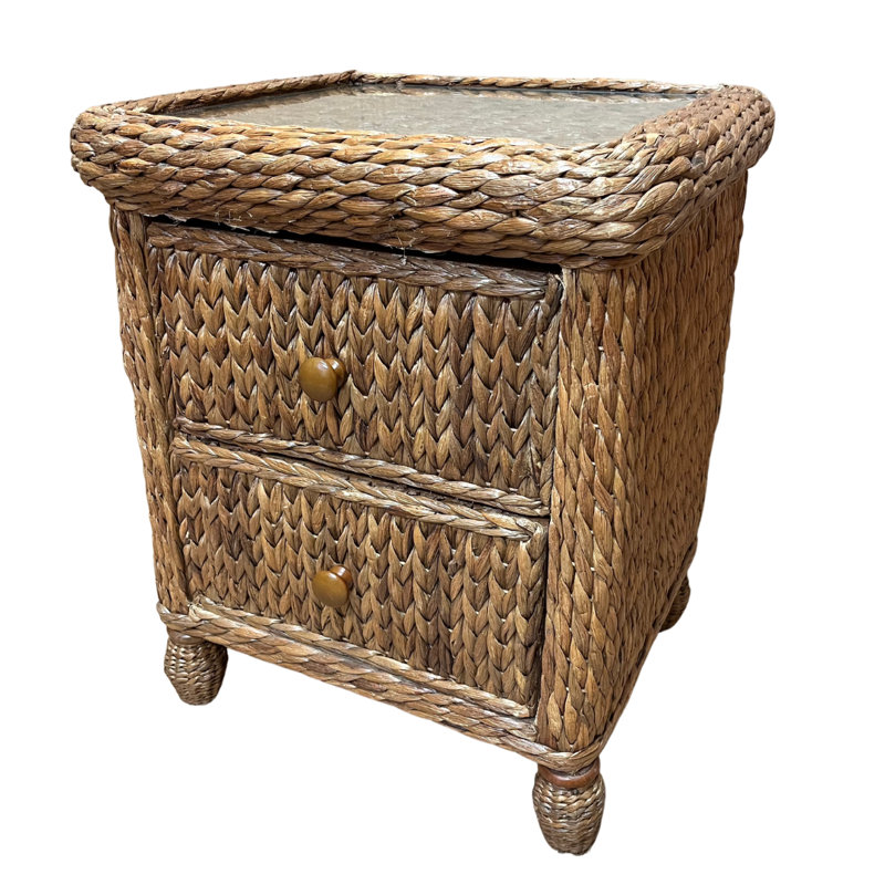 Debolt 25'' W Wicker / Rattan Nightstand