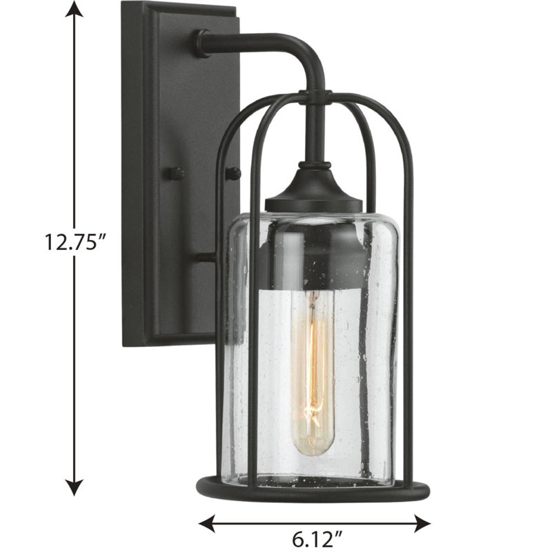 Wall Light, 12.75" H x 7.37" W x 7.37" D