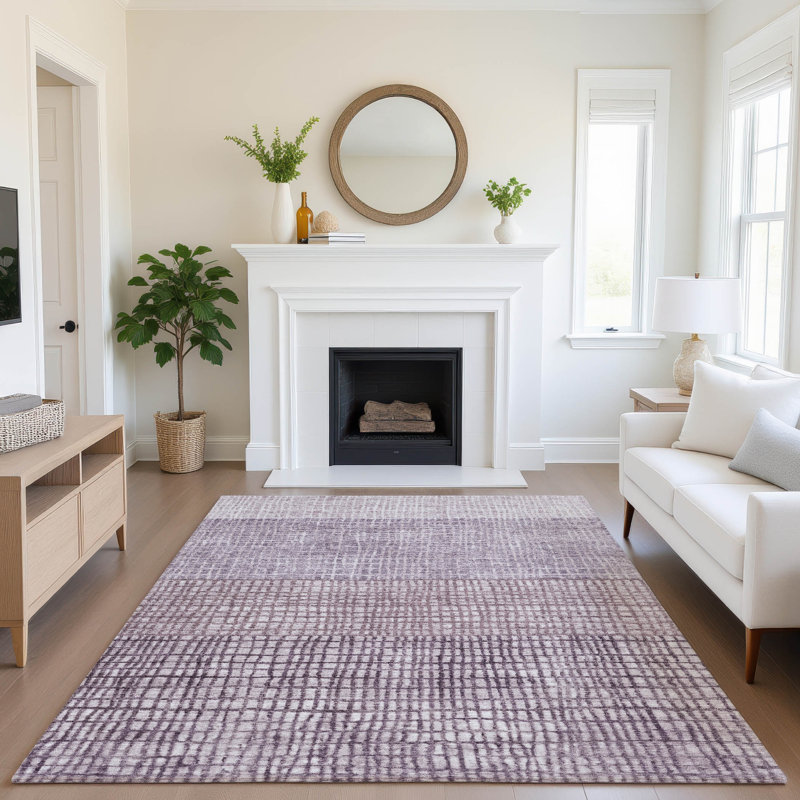 Tapis géométrique de qualité supérieure lavable à la machine Monnier AMF1831, Rectangle 10 pi x 14 pi