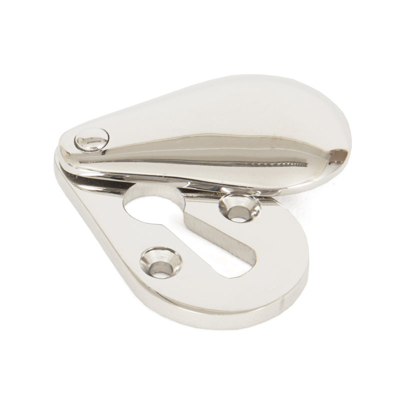 Plain Escutcheon Rosette, Polished Nickel