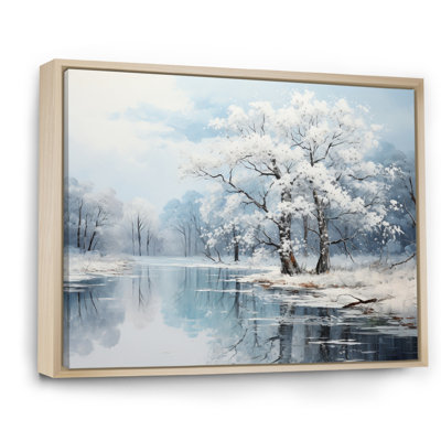 Winter Country Charm Landscape V - Winter Landscape, art mural sur toile