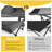 Portable Folding Bed With Side Bags For Outdoor Camping