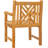 Zion Teak Solid Wood Outdoor Dining Armchair
