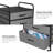 Mini Fridge Stand With Storage, 2 Drawer Dorm Fridge Cart, Organizer Unit For Mini Fridge, Fridge Stand Table, -1831367530