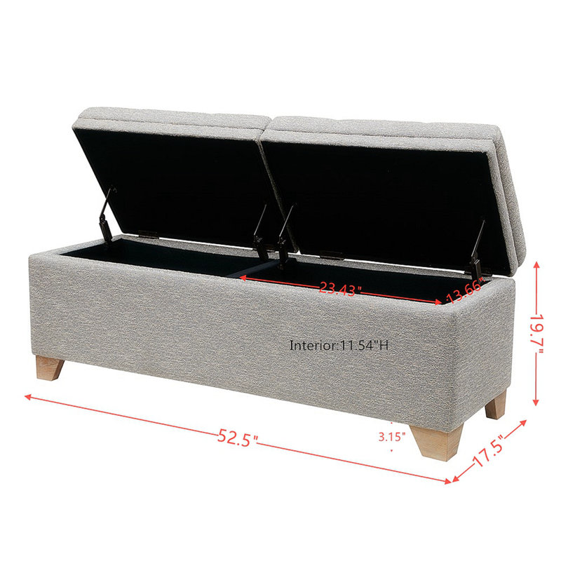 Soft Close Storage Bench Entry Bench