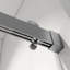 Double porte de douche coulissante sans cadre avec fermeture en douceur et verre transparent de 3/8 po-111670927